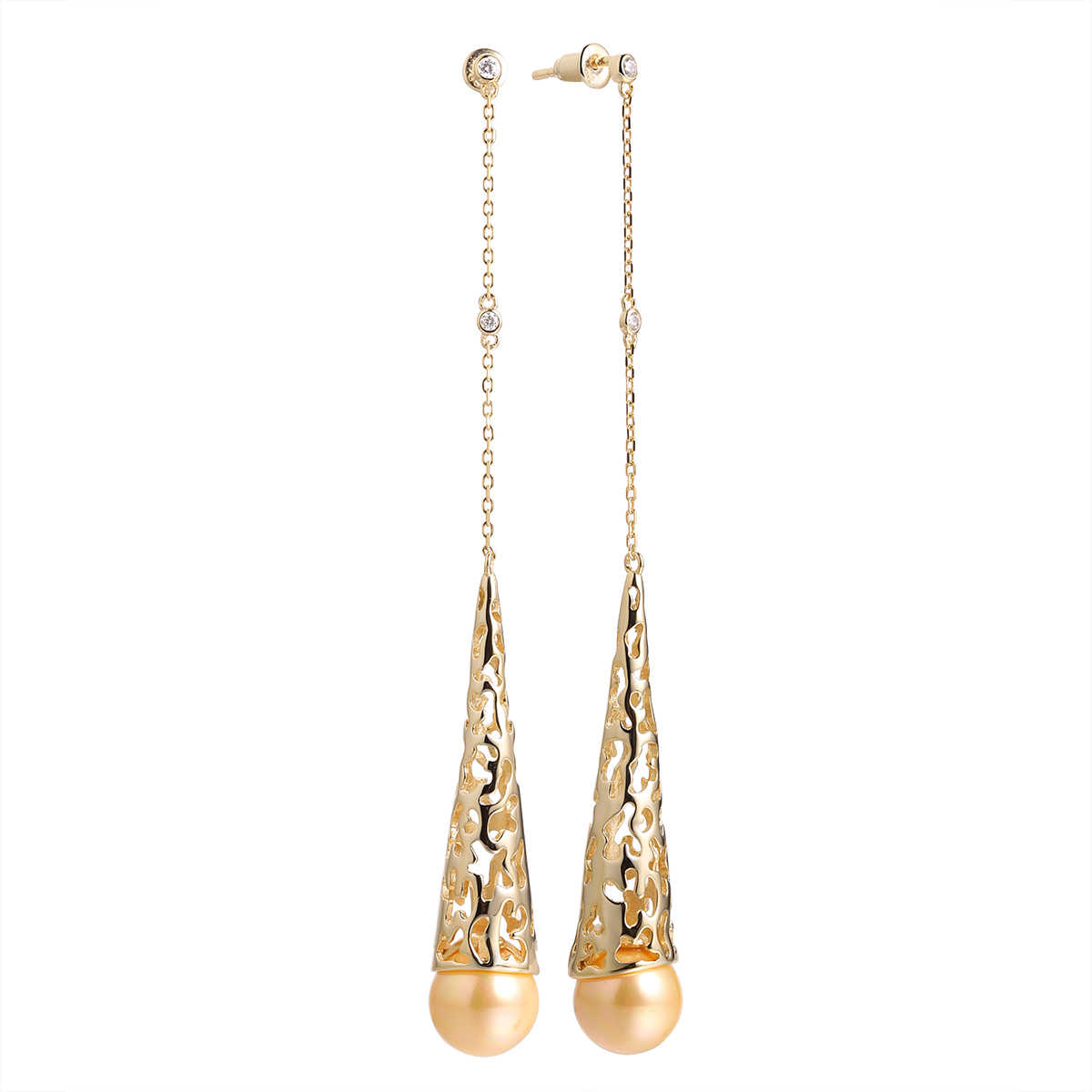 Серьги Golden Pearl