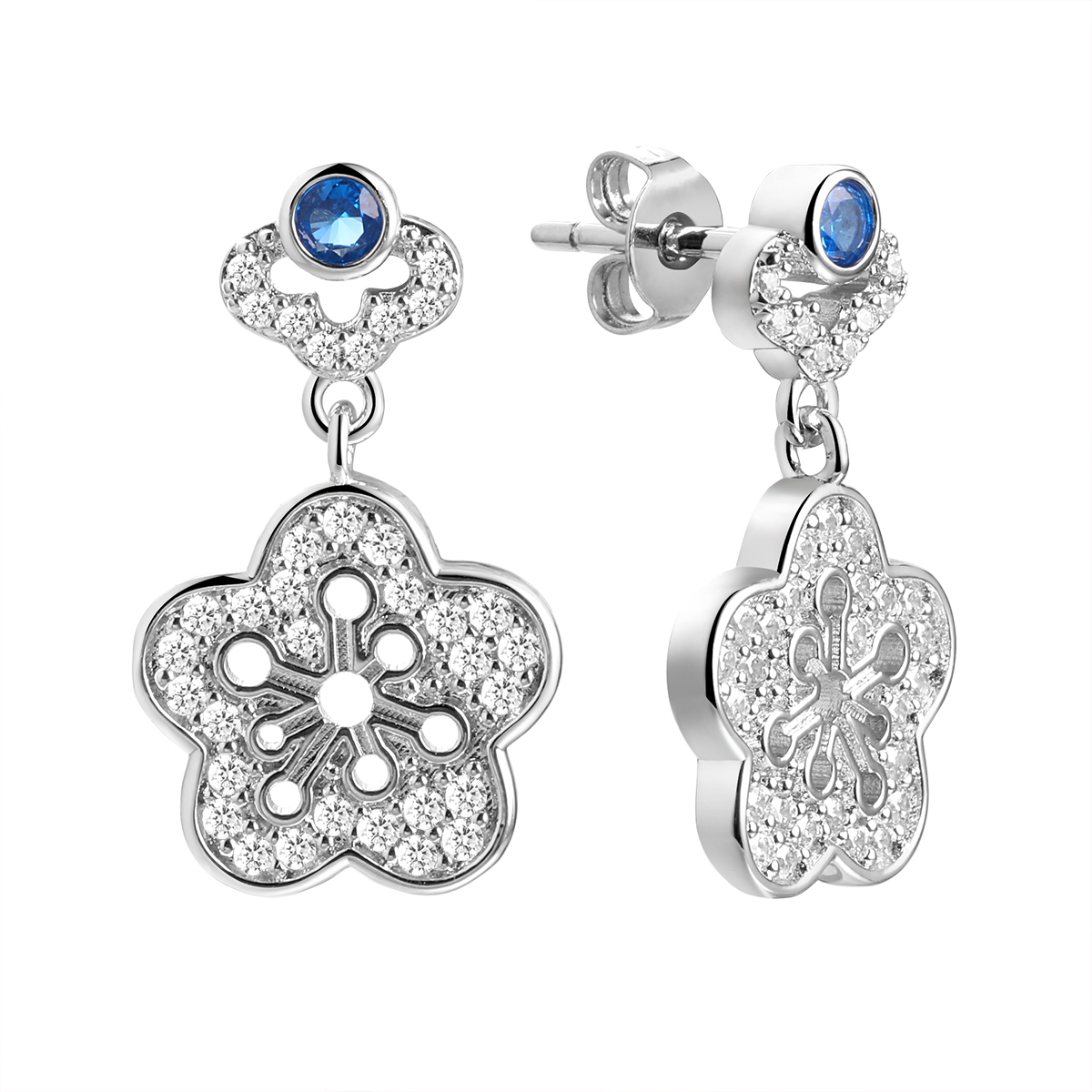 Серьги Flower